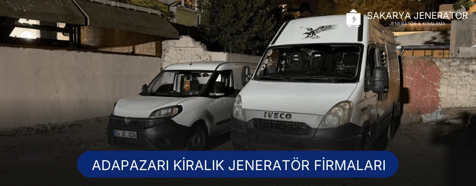 Adapazarı Jeneratör Kiralama