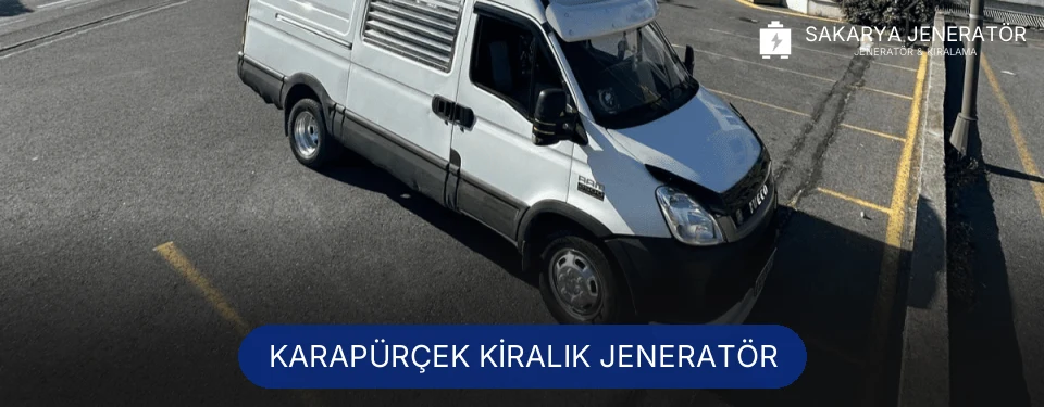 Karapürçek Kiralık Jeneratör